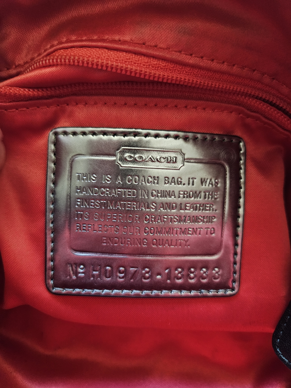 Coach Vintage Signature Poppy Canvas - Picture 7 of 8